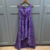 Purple lace dress