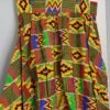 Kente A-line midi skirt